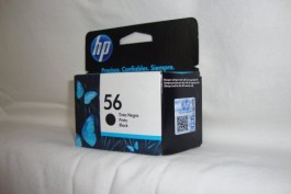 Cartucho de tinta HP 56 preto original - impressoras 5650, 9680, 5550,7450, 2410, 1315, 1210,